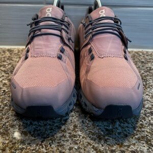 On Running Men's Cloud Running Shoes - Dusty Rose and Black